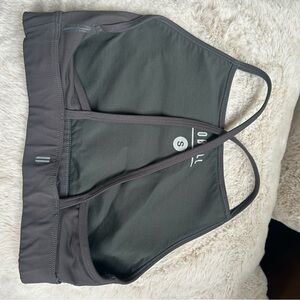 NOBULL Gray Sports Bra High Neck Racerback